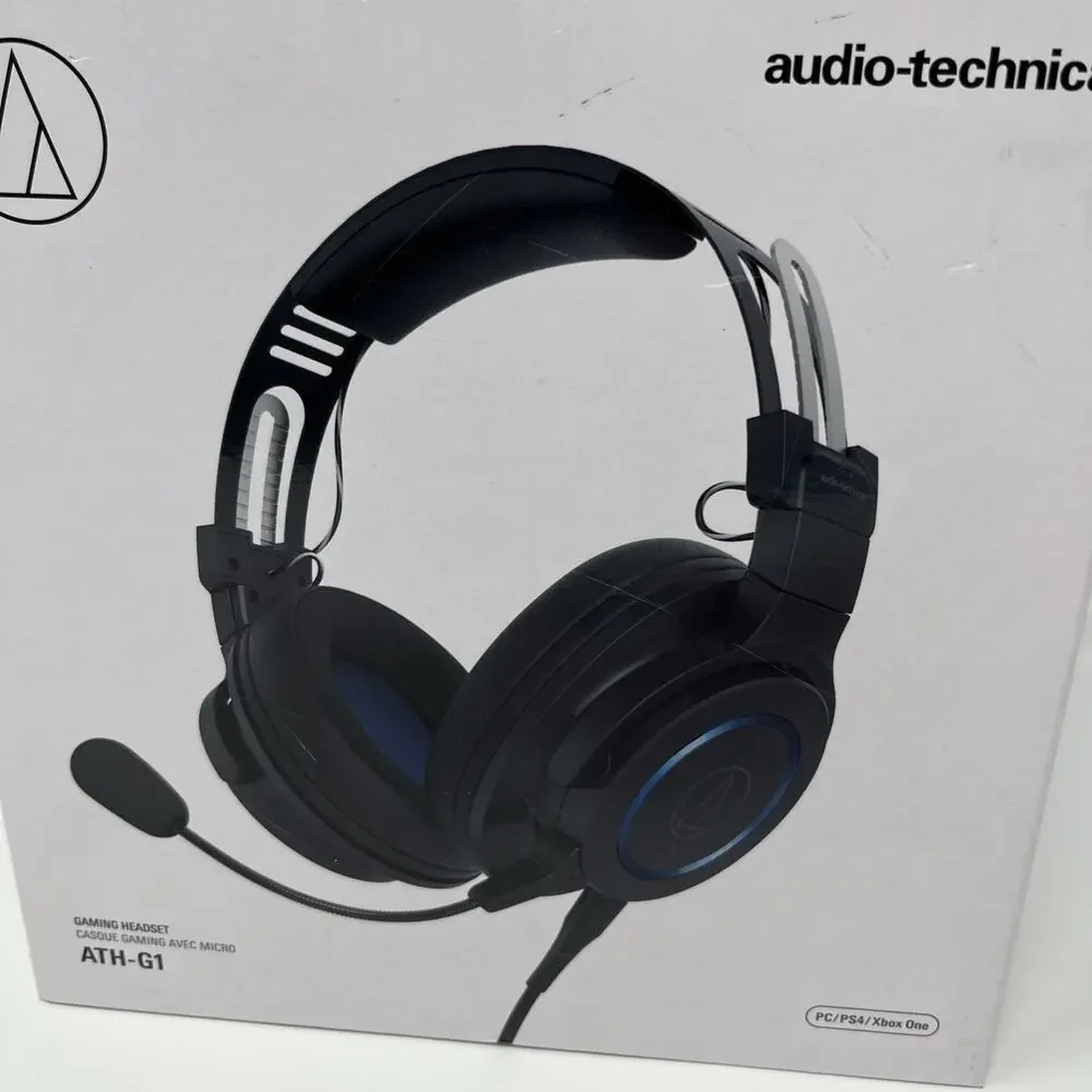 Audio-Technica ATH-G1 - Premium Gaming/Streaming Headphones with Removable Mic